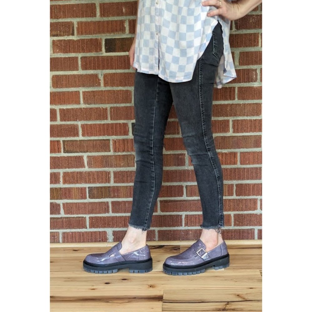 Free People Mackenzie Mj Loafers / Frosted Fig - image 2